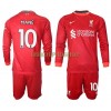 Original Trikotsatz Liverpool Mane 10 Heimtrikot 2021-22 Langarm Für Kinder